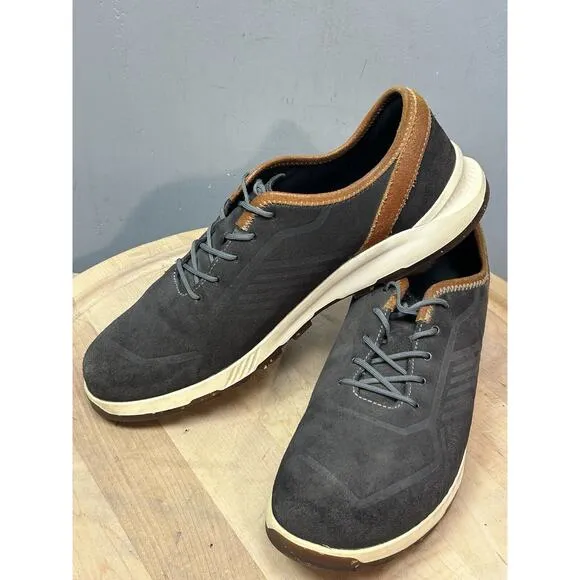 HANWAG Suede Leather Hiking Shoes Mens 11.5 Gray Brown Lace up Gorpcore Romania