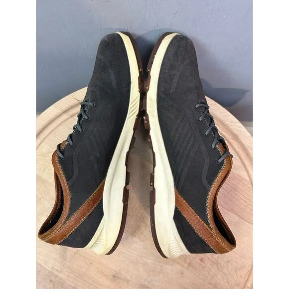 HANWAG Suede Leather Hiking Shoes Mens 11.5 Gray Brown Lace up Gorpcore Romania