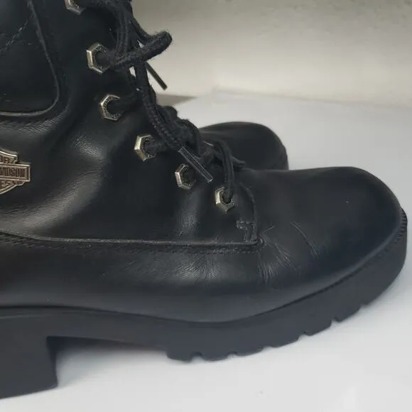 Harley Davidson Leather Boots 39.5 / 8