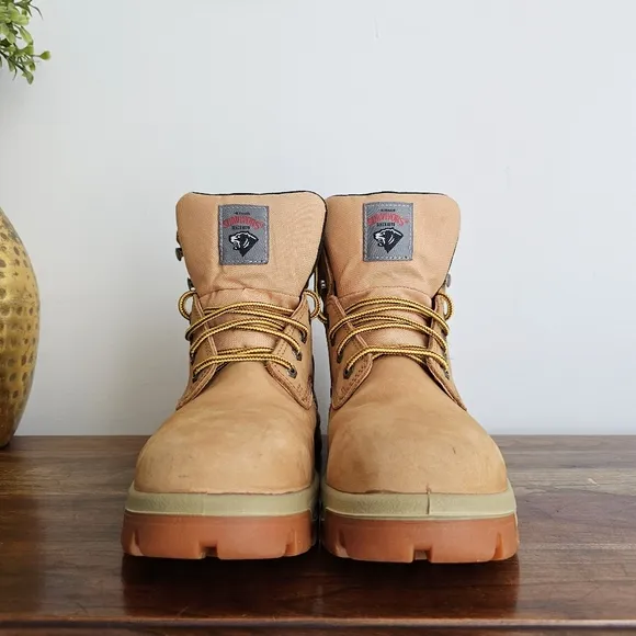 Herman Survivors Men's Boulder Waterproof Steel Toe Work Boots Size 6.5 Wide