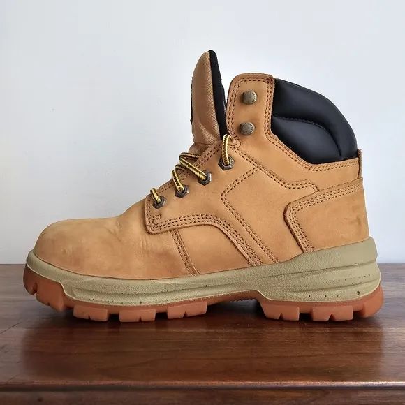 Herman Survivors Men's Boulder Waterproof Steel Toe Work Boots Size 6.5 Wide