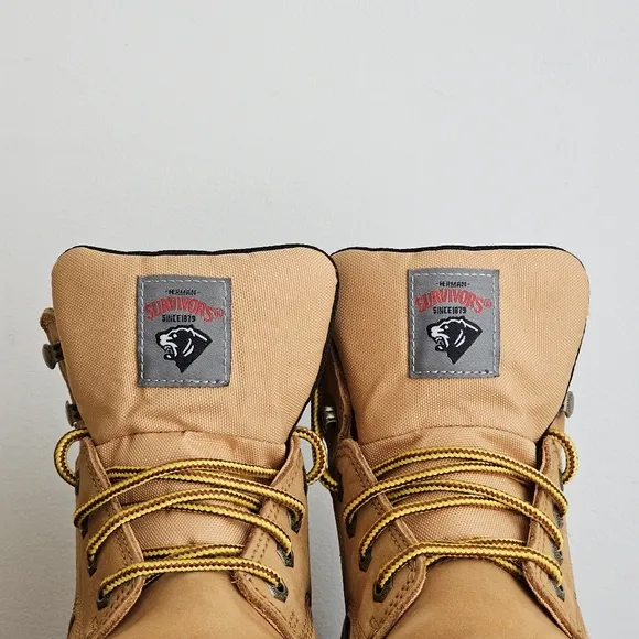 Herman Survivors Men's Boulder Waterproof Steel Toe Work Boots Size 6.5 Wide