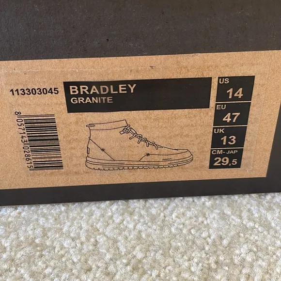 HEY DUDE SHOES | LACE-UP SHOES BRADLEY GRANITE GREY