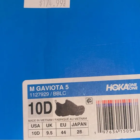 Hoka Black Athletic Shoes with Chunky Sole and Padded Collar
