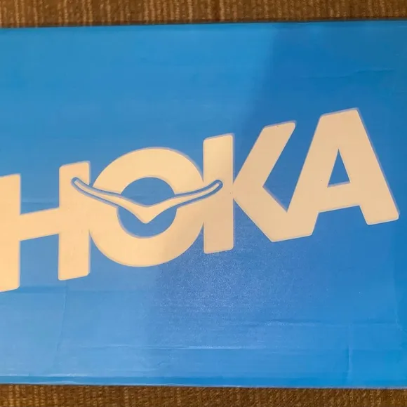 Hoka Black Athletic Shoes with Chunky Sole and Padded Collar
