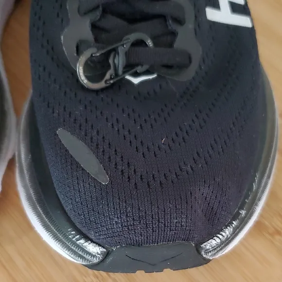 Hoka Bondi 8 Women's Black Running Shoes Size 8 Wide