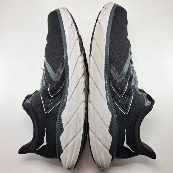 Hoka One One Arahi 5 2E Wide Black White Shoes 1115011 BWHT Men's Size 9.5 2E