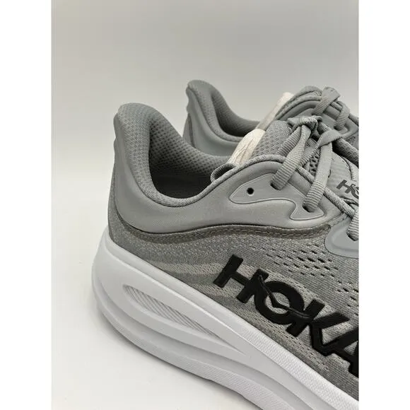 Hoka One One BONDI 9 Men's NEW Running Shoes Gray US Size 11.5 EXTRA WIDE (GCTC)