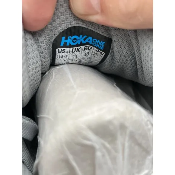 Hoka One One BONDI 9 Men's NEW Running Shoes Gray US Size 11.5 EXTRA WIDE (GCTC)