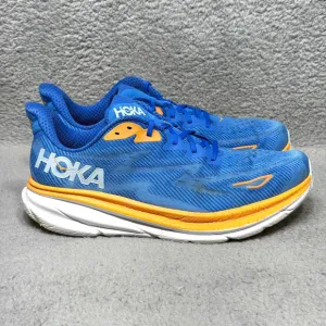 Hoka One One Clifton 9 Mens Size 13 Wide Running Shoes Sneakers Coastal Sky Blue