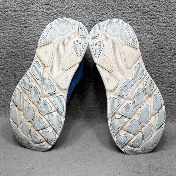 Hoka One One Clifton 9 Mens Size 13 Wide Running Shoes Sneakers Coastal Sky Blue