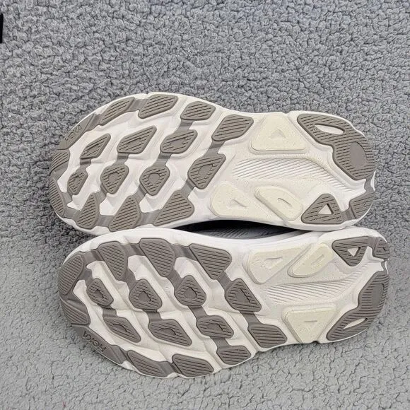 Hoka One One Clifton 9 Wide Running Shoes Gray Sneakers Athletic Sz 8 2E