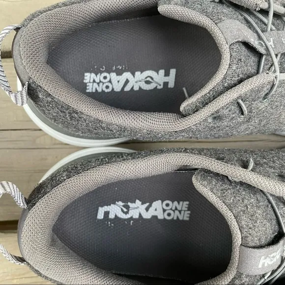 Hoka One One Hupana Flow Wool gray shoes