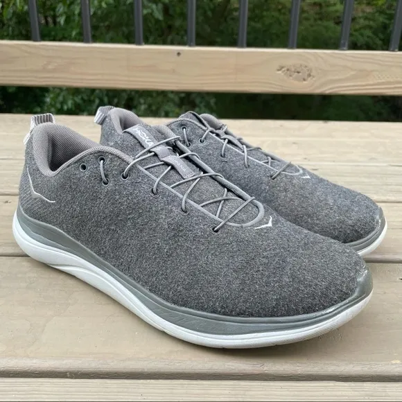 Hoka One One Hupana Flow Wool gray shoes