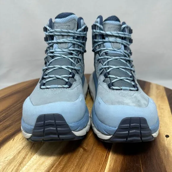 Hoka One One Kaha 2 GTX Hiking Shoes Women's 9.5 B Coastal Blue Shade Boots