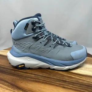 Hoka One One Kaha 2 GTX Hiking Shoes Women's 9.5 B Coastal Blue Shade Boots