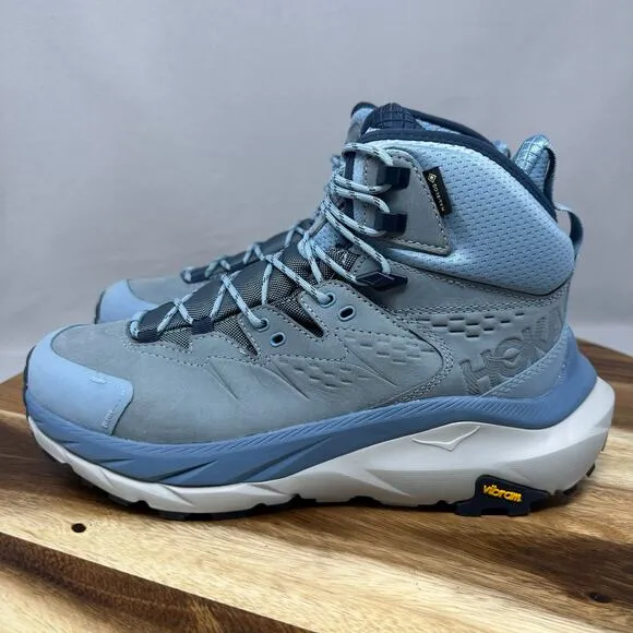 Hoka One One Kaha 2 GTX Hiking Shoes Women's 9.5 B Coastal Blue Shade Boots