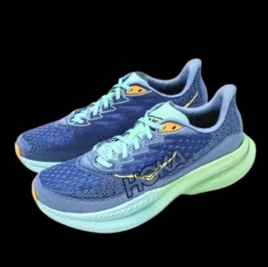 Hoka One One Mach 6 Running Mens Size 10.5 Wide (2E) Dusk Shadow Blue Green