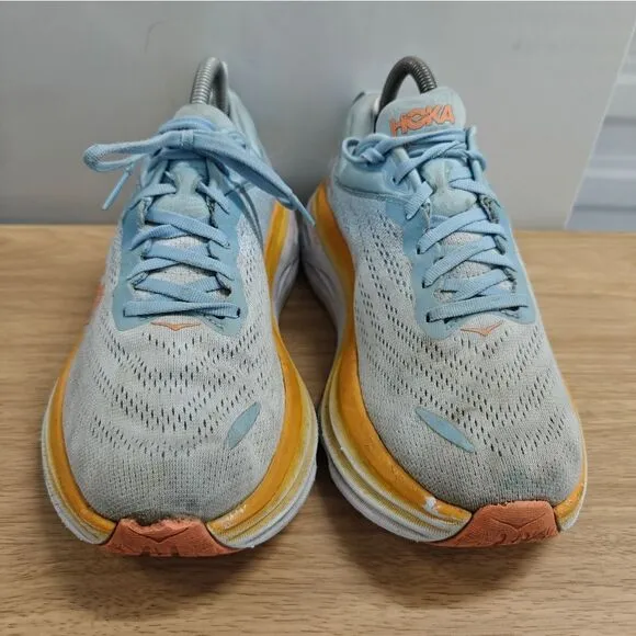 Hoka One One Bondi 8 “Summer Song” Women's Running Shoes Size 8.5 B Wide
