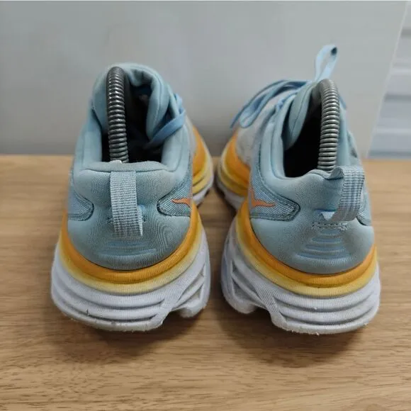 Hoka One One Bondi 8 “Summer Song” Women's Running Shoes Size 8.5 B Wide