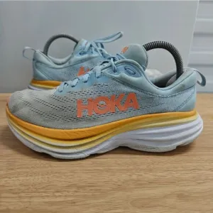 Hoka One One Bondi 8 “Summer Song” Women's Running Shoes Size 8.5 B Wide