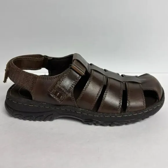 Hush Puppies Men’s Ethan Fisherman Sandals Brown, Size 10 M