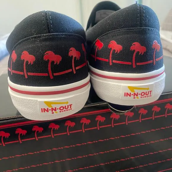 In N Out Drink Cup Balck Shoes Women’s W8.5 Men’s 7M California Surf Skate