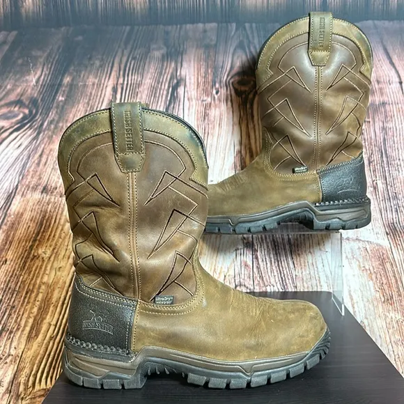 Irish Setter Two Harbors Waterproof Leather Boots Mens Sz 10.5D