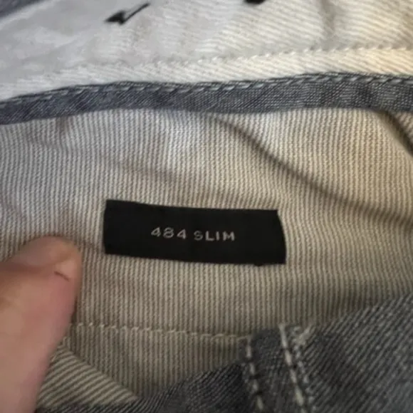 J Crew 31 x 28.5 Original 484 Slim Chambray Pants Original Fit​​​​​​​​​​…​