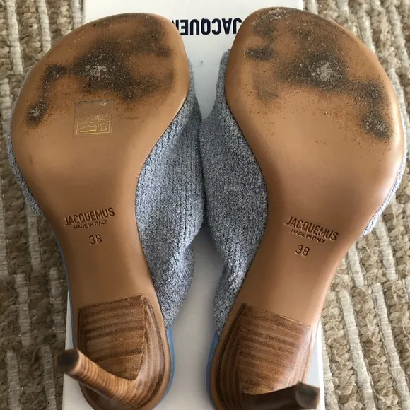 Jacquemus sandals size 38
