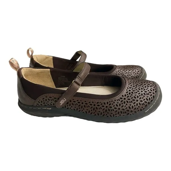 JBU by Jambu Mary Janes Brown size 10M. Granada Vegan, walking, all day wear