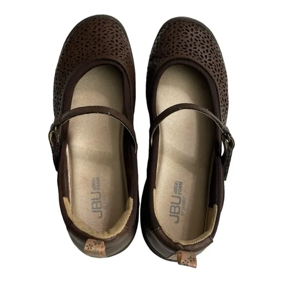 JBU by Jambu Mary Janes Brown size 10M. Granada Vegan, walking, all day wear