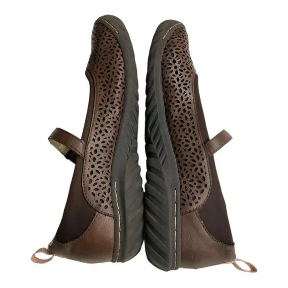 JBU by Jambu Mary Janes Brown size 10M. Granada Vegan, walking, all day wear