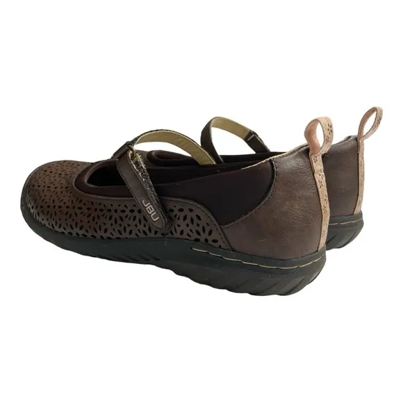 JBU by Jambu Mary Janes Brown size 10M. Granada Vegan, walking, all day wear