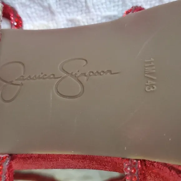Jessica Simpson healed sandals size 11M