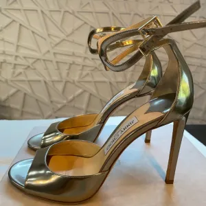 Jimmy choo vinyl heels Sandals women  Size 8.539