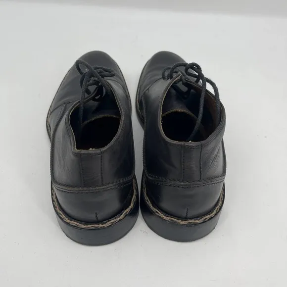 John Varvatos Black Leather Chukka Boots Shoes Mens 8 Lace Up Ankle