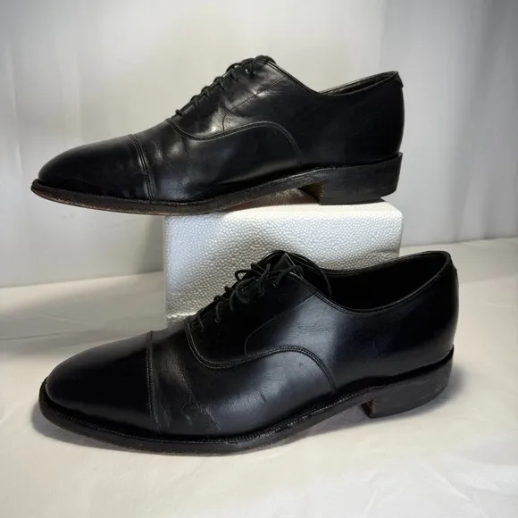 Johnson and Murphy Black  24-4971 Mens 10.5