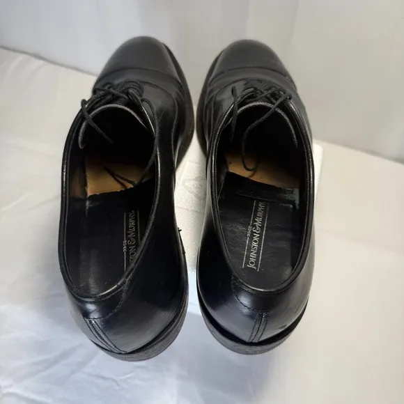 Johnson and Murphy Black  24-4971 Mens 10.5