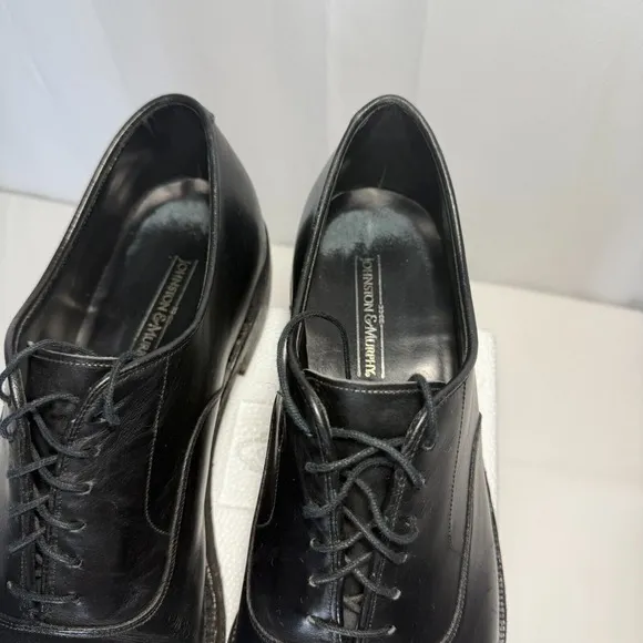 Johnson and Murphy Black  24-4971 Mens 10.5