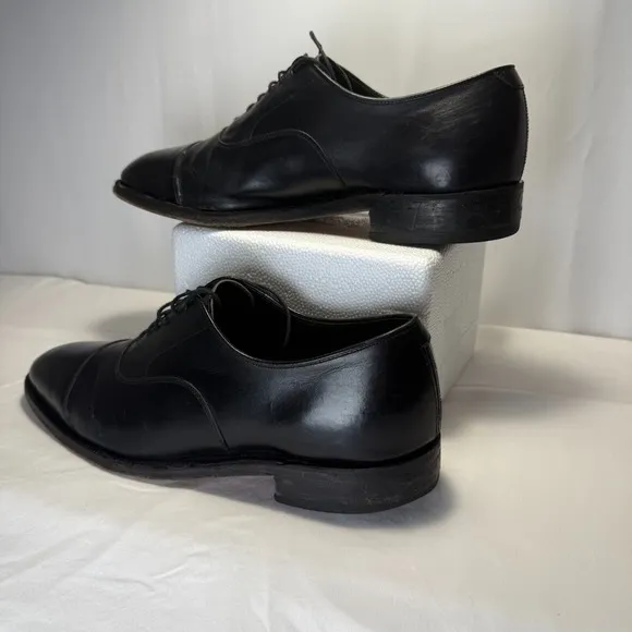 Johnson and Murphy Black  24-4971 Mens 10.5