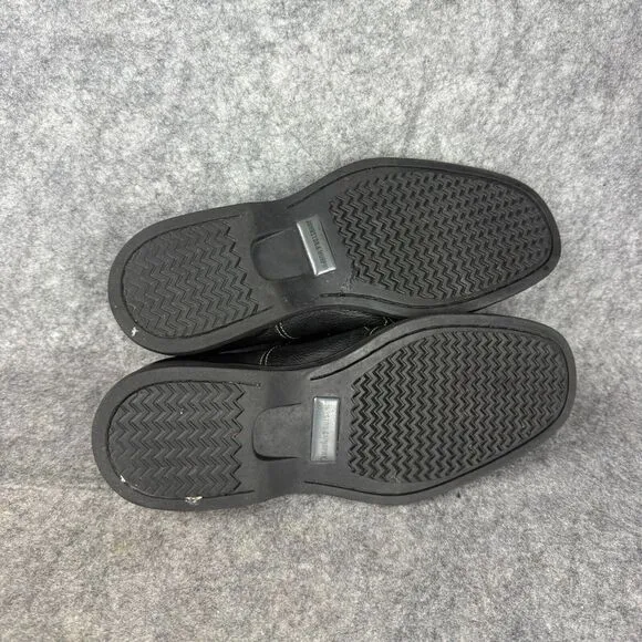 Johnston‎ &amp; Murphy Black Fisherman Sheepskin Mens Leather Sandals Size 9