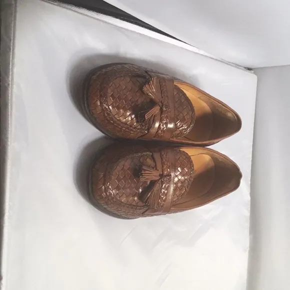 Johnston &amp; MURPHY DOMANI MEN SHOES MADE IN ITALY SIZE 9 M
