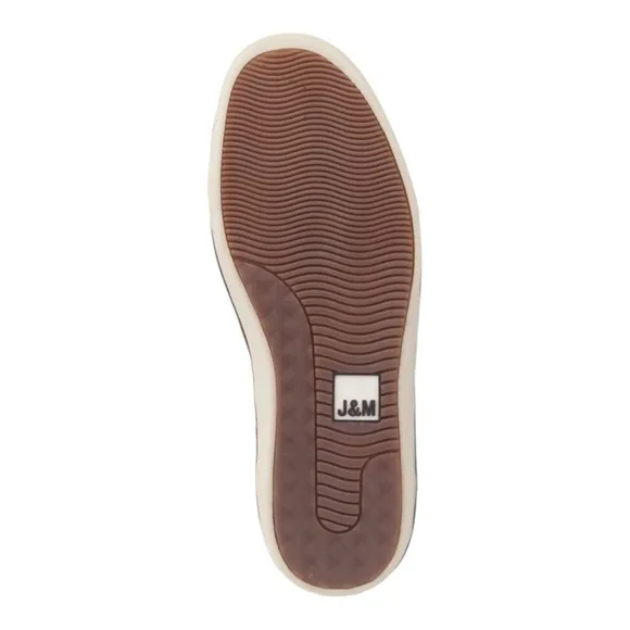 Johnston &amp; Murphy McGuffey Perforated Slip-OnNavy Oiled Leather NIB