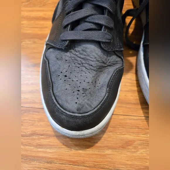Jordan 1 Mid Nouveau Anti Gravity Black Men Size 12 Shoes