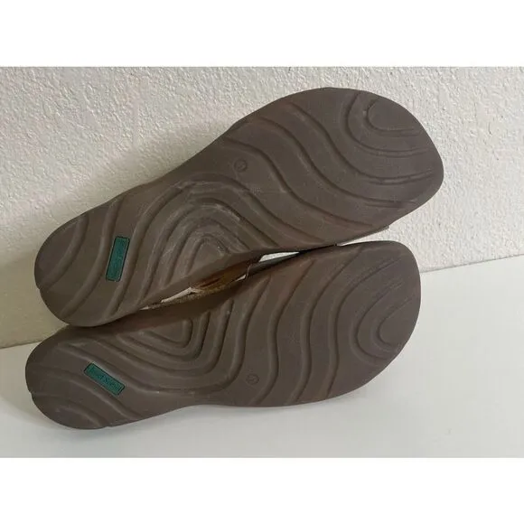 Josef Seibel Riley 06 Sandals Women's 9.5-10 41 Anthracite Metallic Gray Flats