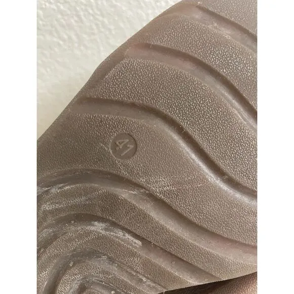 Josef Seibel Riley 06 Sandals Women's 9.5-10 41 Anthracite Metallic Gray Flats