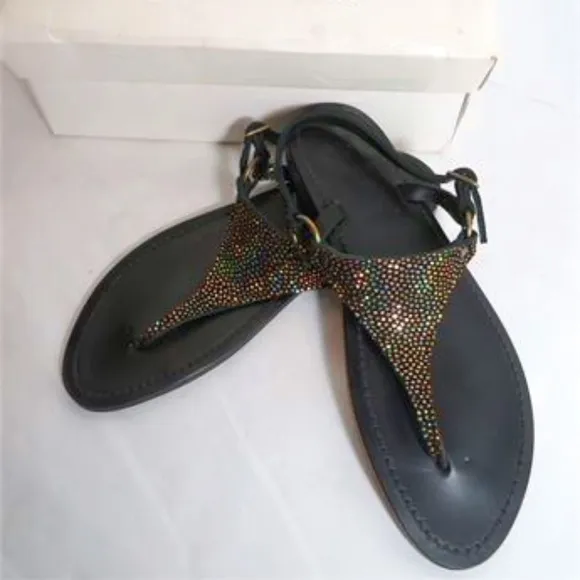K. Jacques Sparkled Sandals