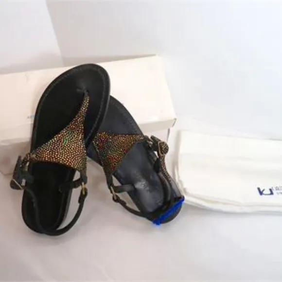K. Jacques Sparkled Sandals