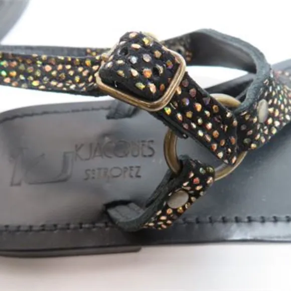 K. Jacques Sparkled Sandals